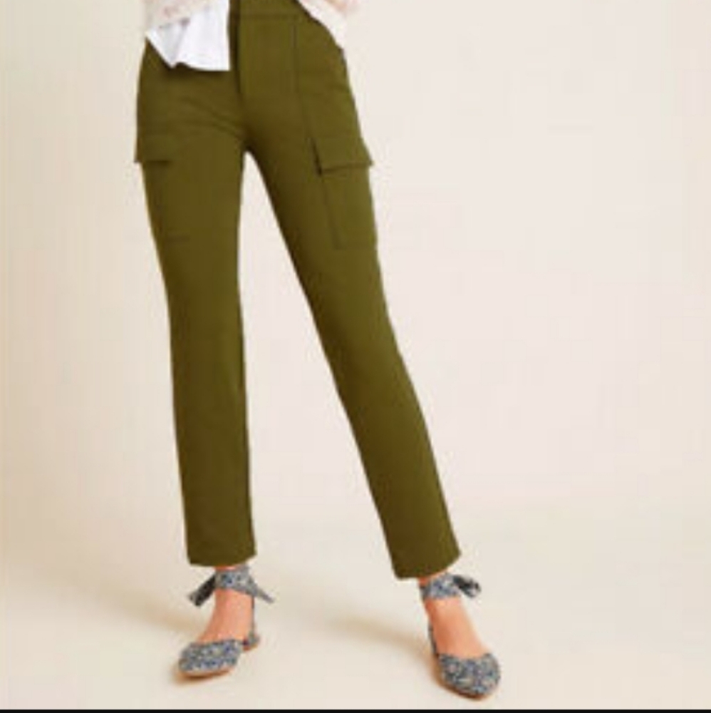NWT Anthropologie Essential Slim Cargo Pan…